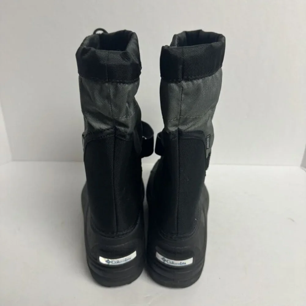 Columbia Powderbug Plus II Snow Boot Black Size 4 M Big Kid